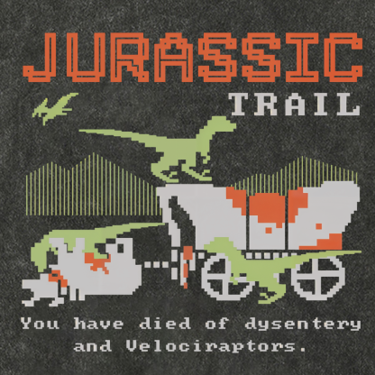 Jurassic Trail Vintage Distressed T-shirt
