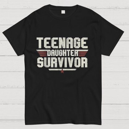Teenage Daughter Survivor Vintage Geeky T-Shirt