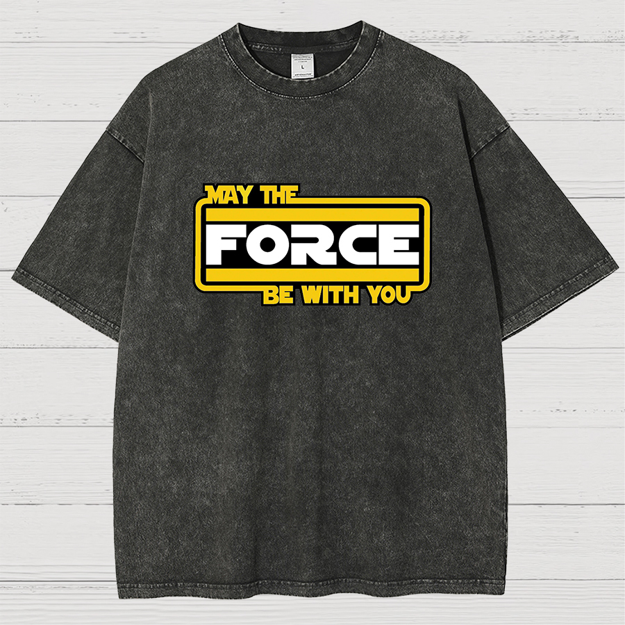 May The Force Be With You Vintage Distressed T-shirt