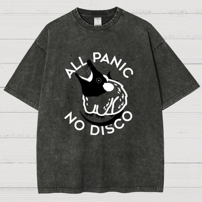 All Panic No Dico Vintage Distressed Tee