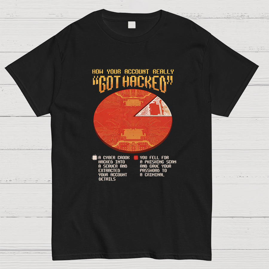 Cyber Security Funny White Hat Hacker Geeky T-Shirt