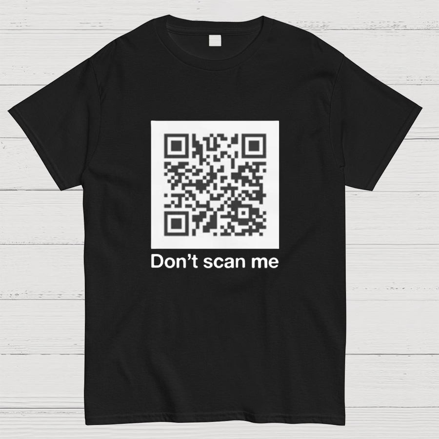 QR Code Prank - Rick Astley - Dont Scan Me - Funny Geek T-Shirt