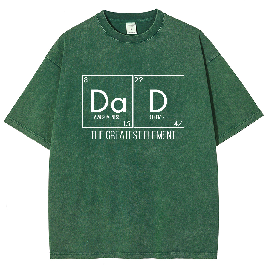 DAD THE GREATEST ELEMENT Vintage Distressed T-shirt