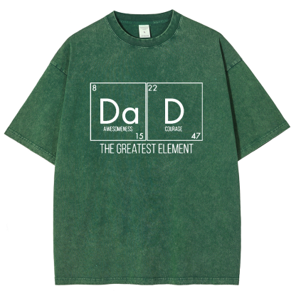 DAD THE GREATEST ELEMENT Vintage Distressed T-shirt