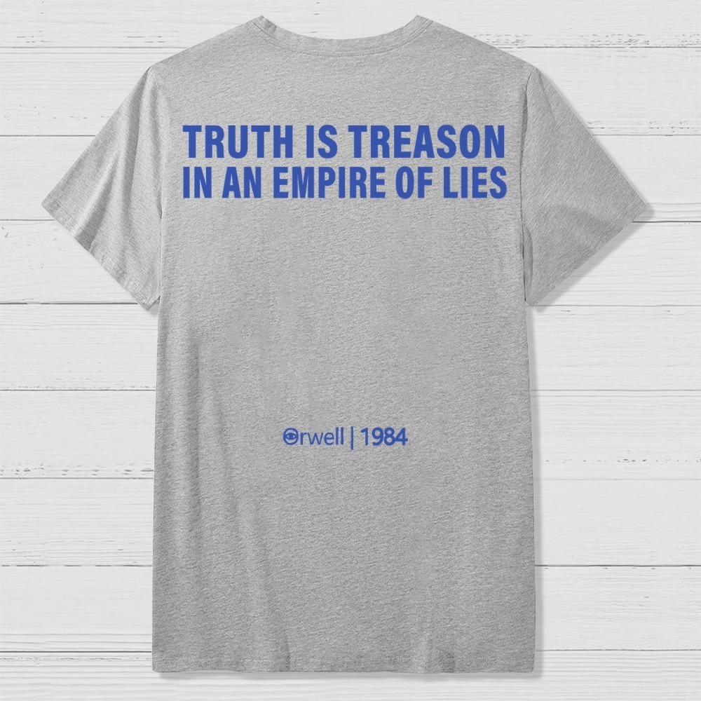 1984 Orwell Front And Back Printing Geek T-Shirt