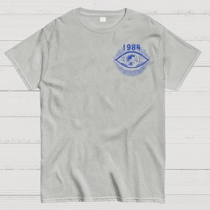 1984 Orwell Front And Back Printing Geek T-Shirt