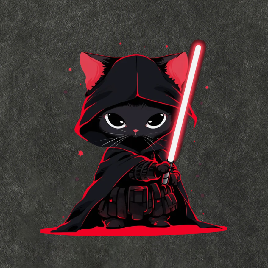 Cat Vader Embrace the Feline Dark Side! Cotton Hat