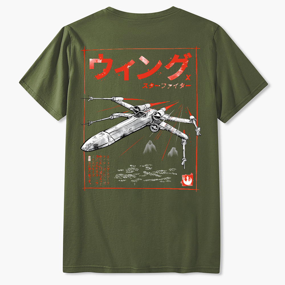 X-Wing Sumi-E Geek T-Shirt