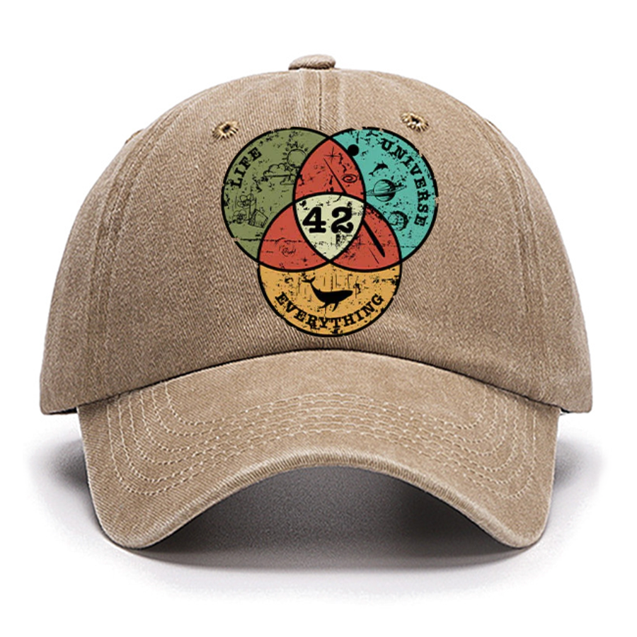 Life, the Universe & Everything Nerdy Graphic Cotton Hat
