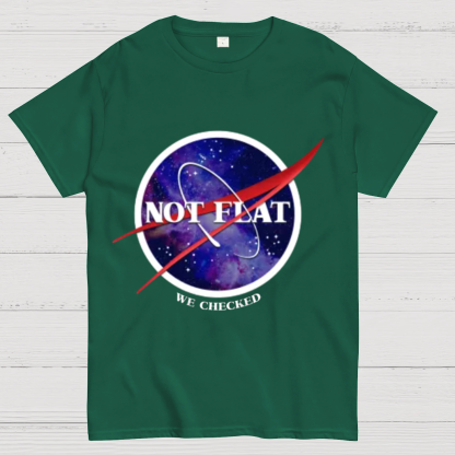 Not Flat Science Nerd T-shirt