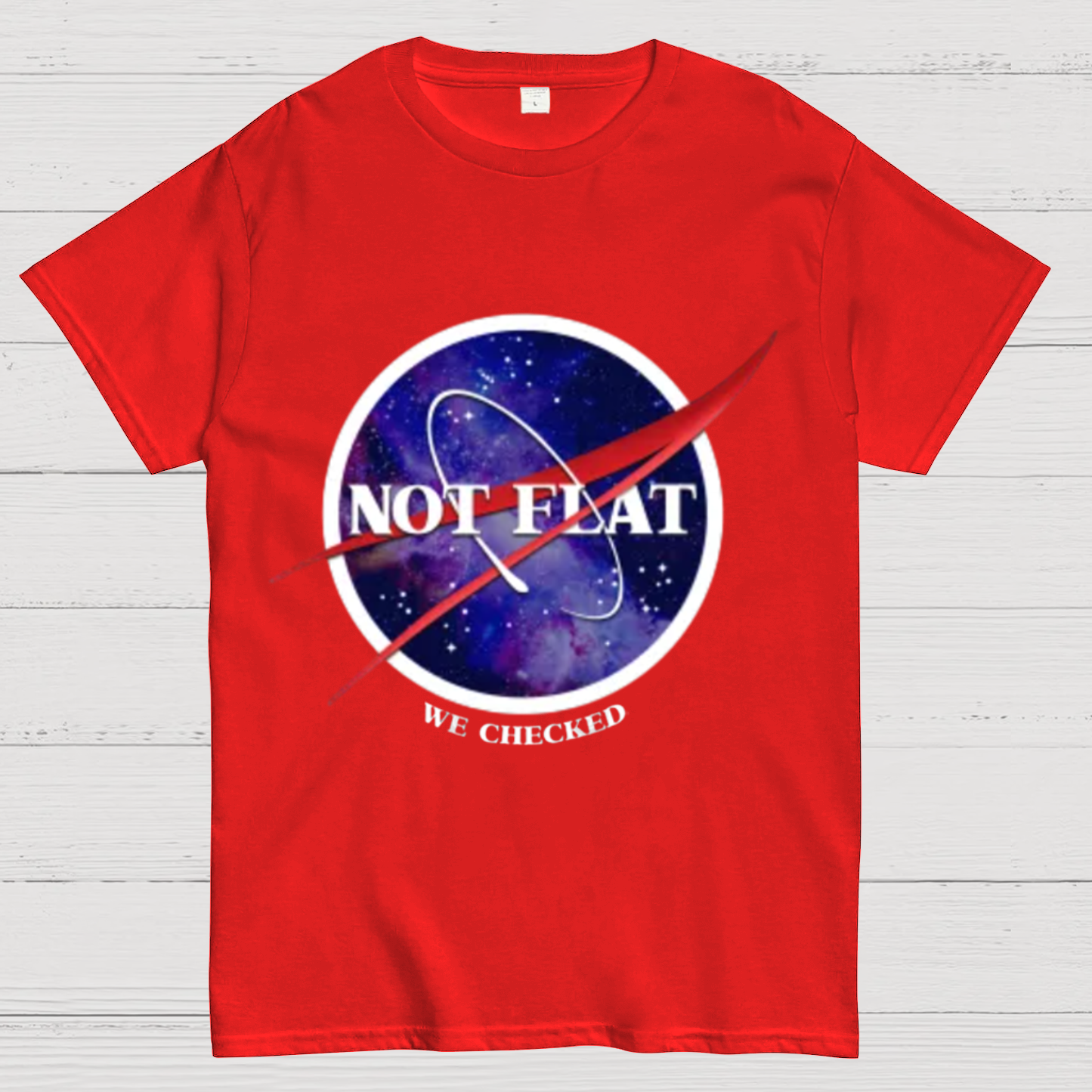 Not Flat Science Nerd T-shirt