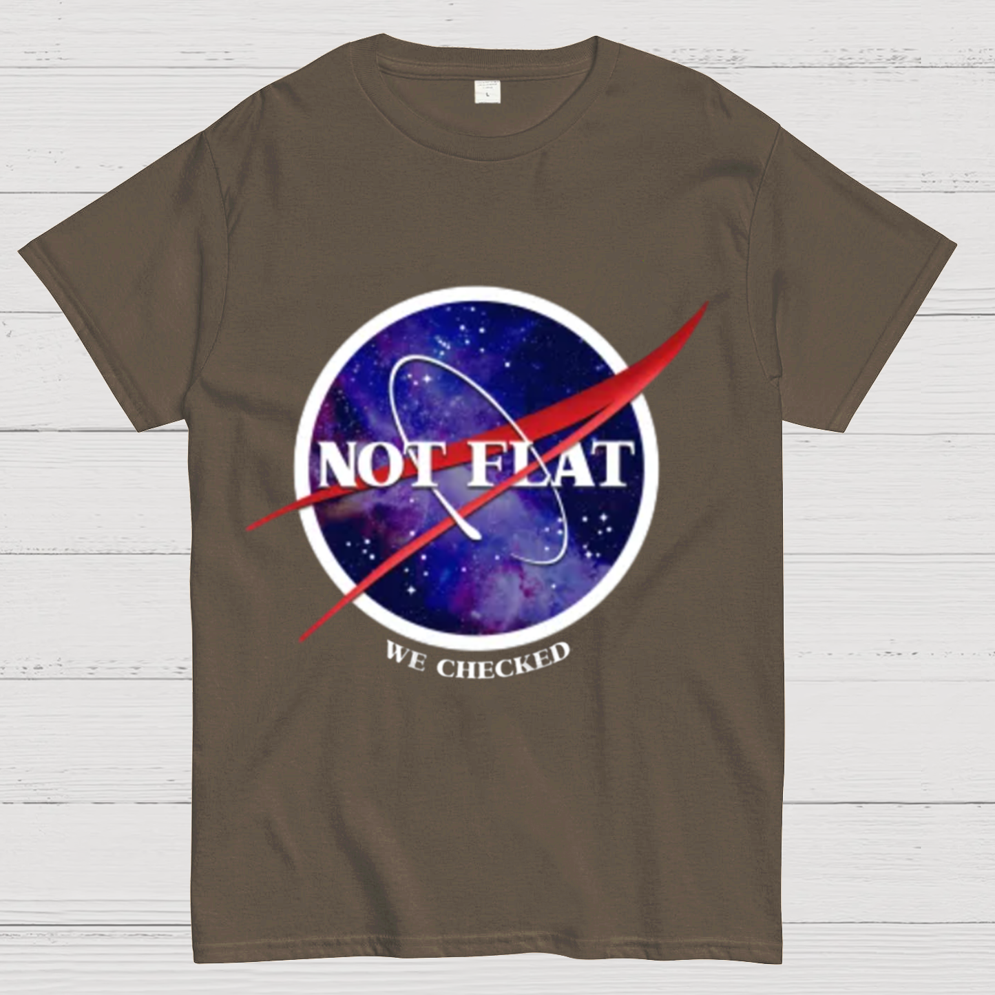 Not Flat Science Nerd T-shirt