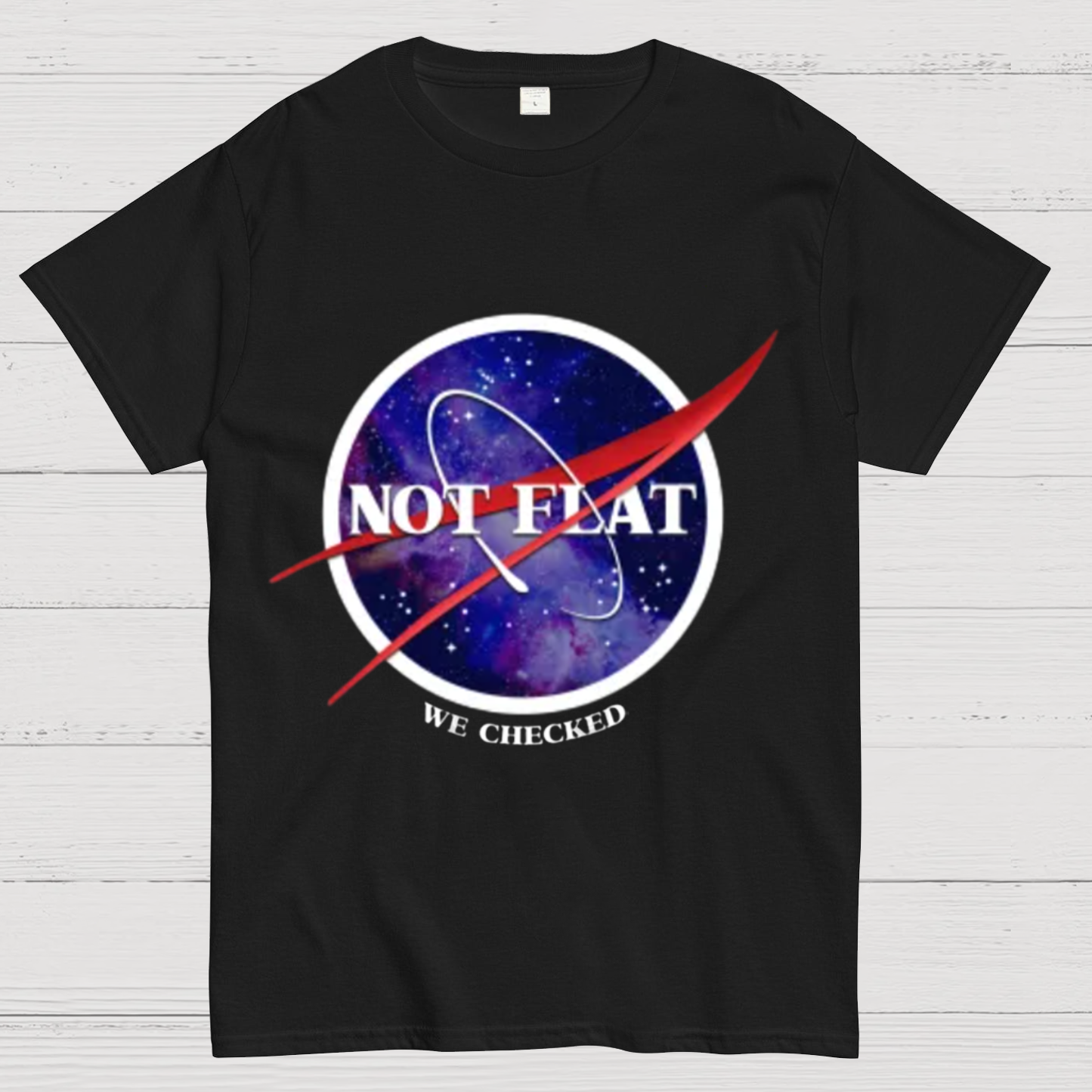 Not Flat Science Nerd T-shirt