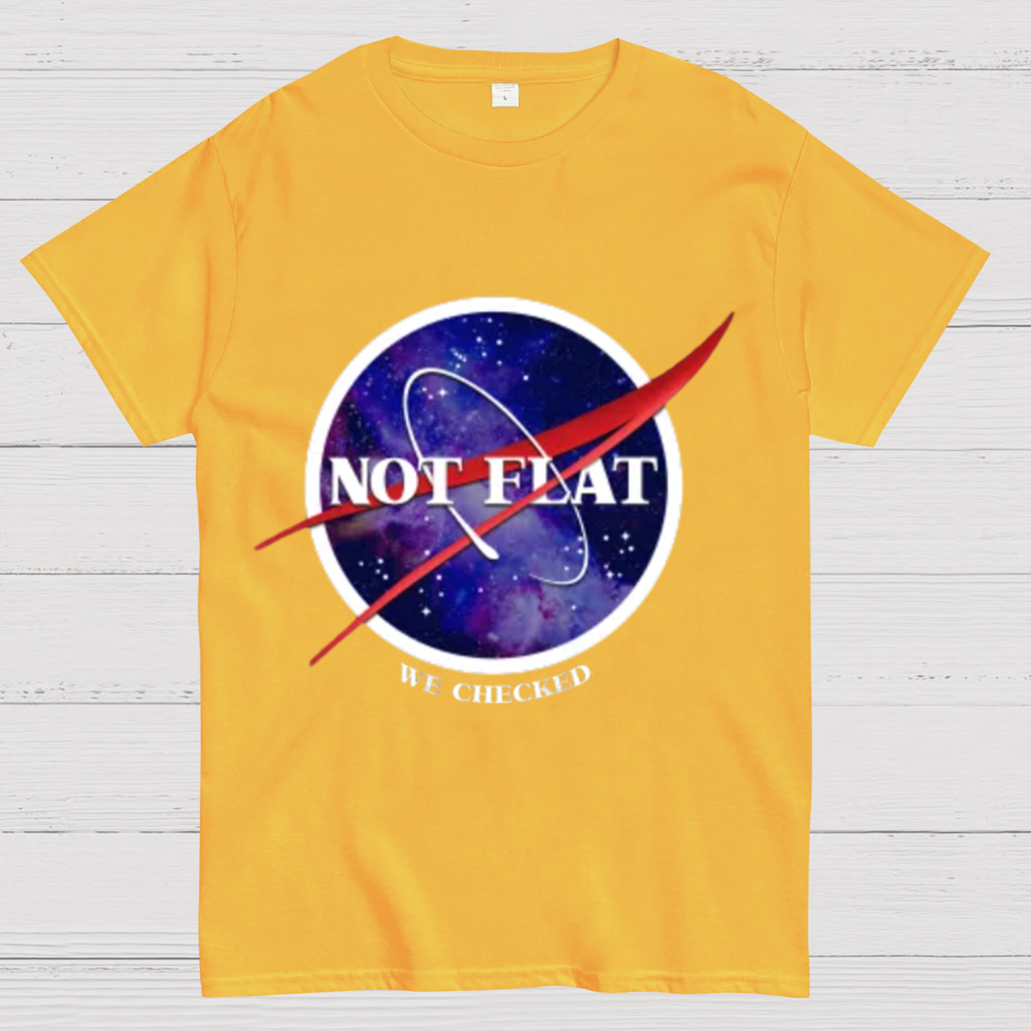 Not Flat Science Nerd T-shirt