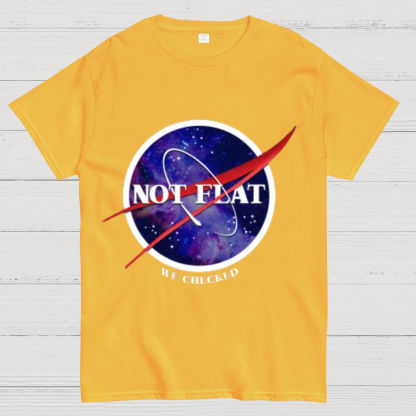 Not Flat Science Nerd T-shirt