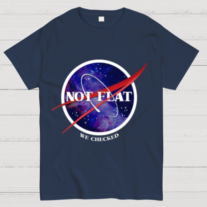 Not Flat Science Nerd T-shirt