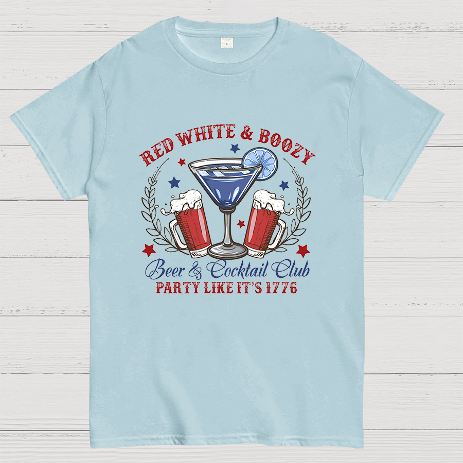 4th of July Social Club America Nerdy T-Shirt