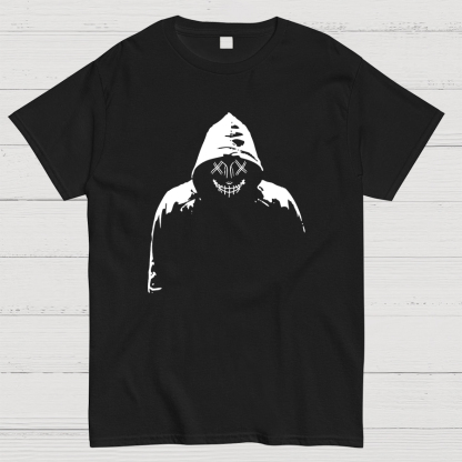 Hacker Silhouette Geeky T-Shirt