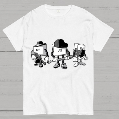 Computer Mafia Funny IT Geeky T-Shirt