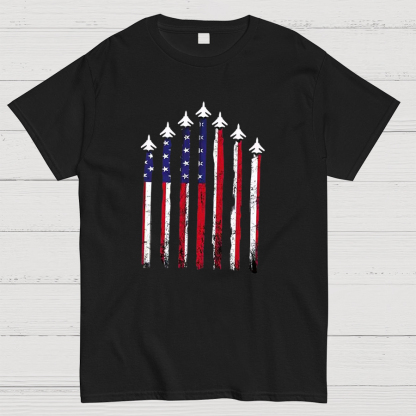 Flag 4th of July Geeky T-Shirt