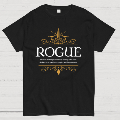WoW Dungeons Crawler and Dragons Slayer Geeky T-Shirt