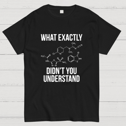 What Exactly Didn't You Understand Geeky T-Shirt