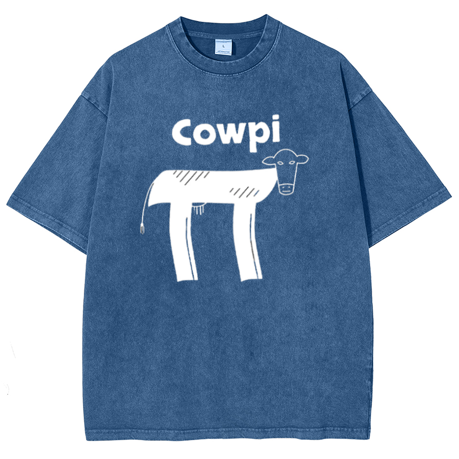 Cowpi Funny Geek Vintage Distressed T-shirt