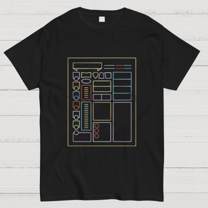 Character Sheet Dnd Geeky T-Shirt