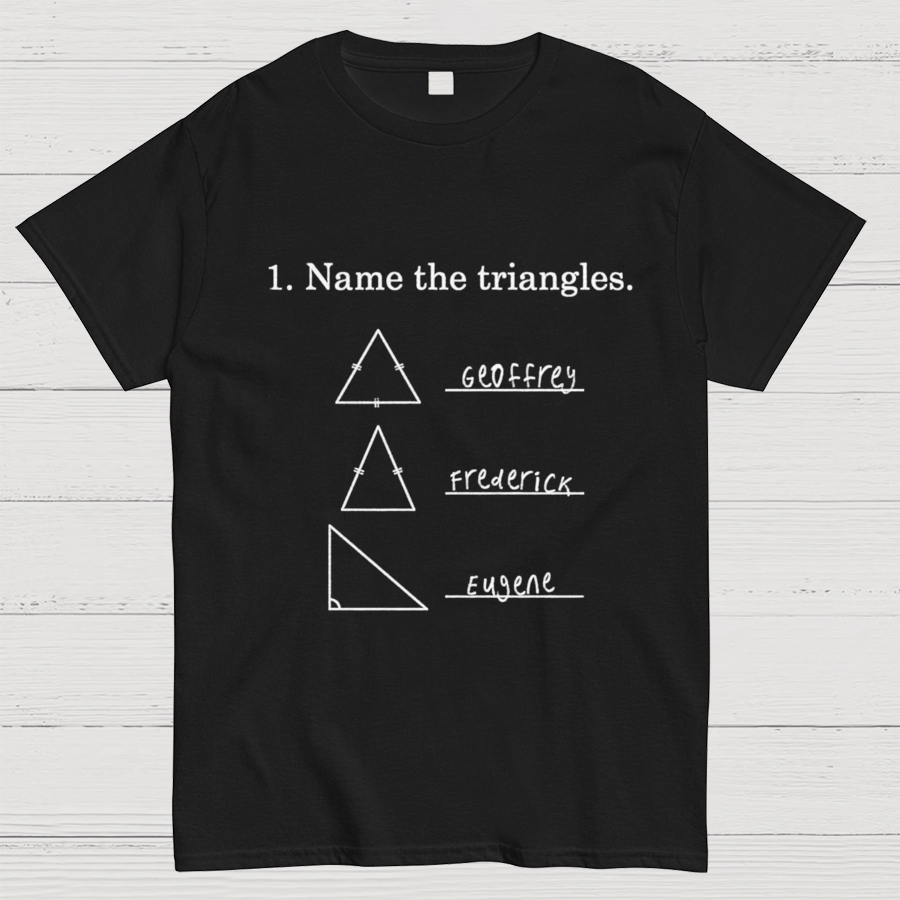 Triangular naming Math Funny Nerd T-Shirt