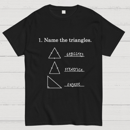 Triangular naming Math Funny Nerd T-Shirt