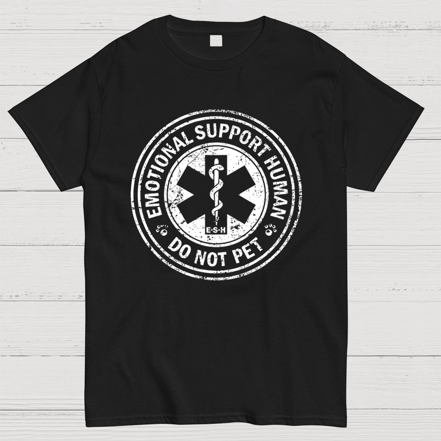 Emotional Support Human Nerd T-Shirt