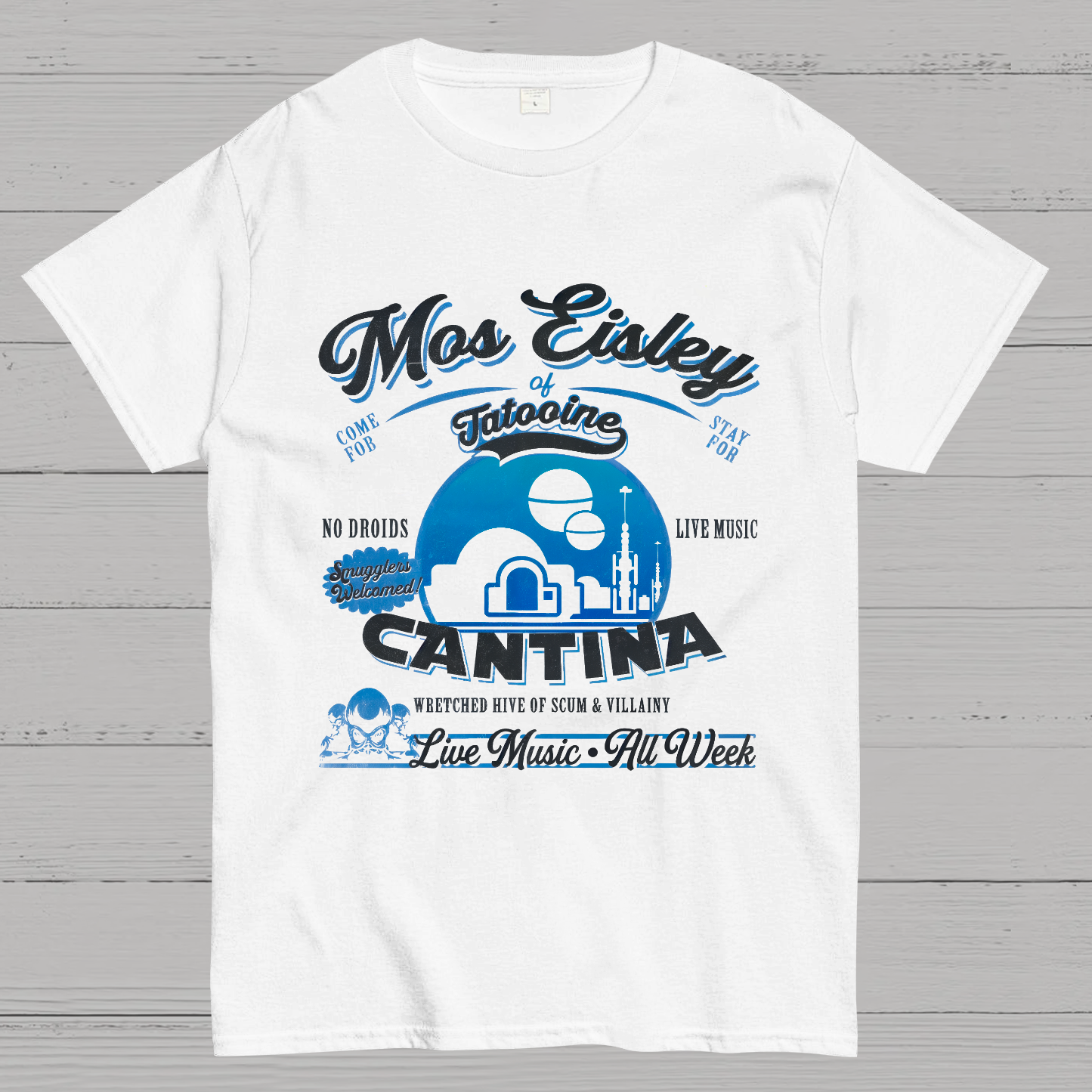 Mos Eisley Cantina Tatooine Graphic Star Wars Print T-Shirt