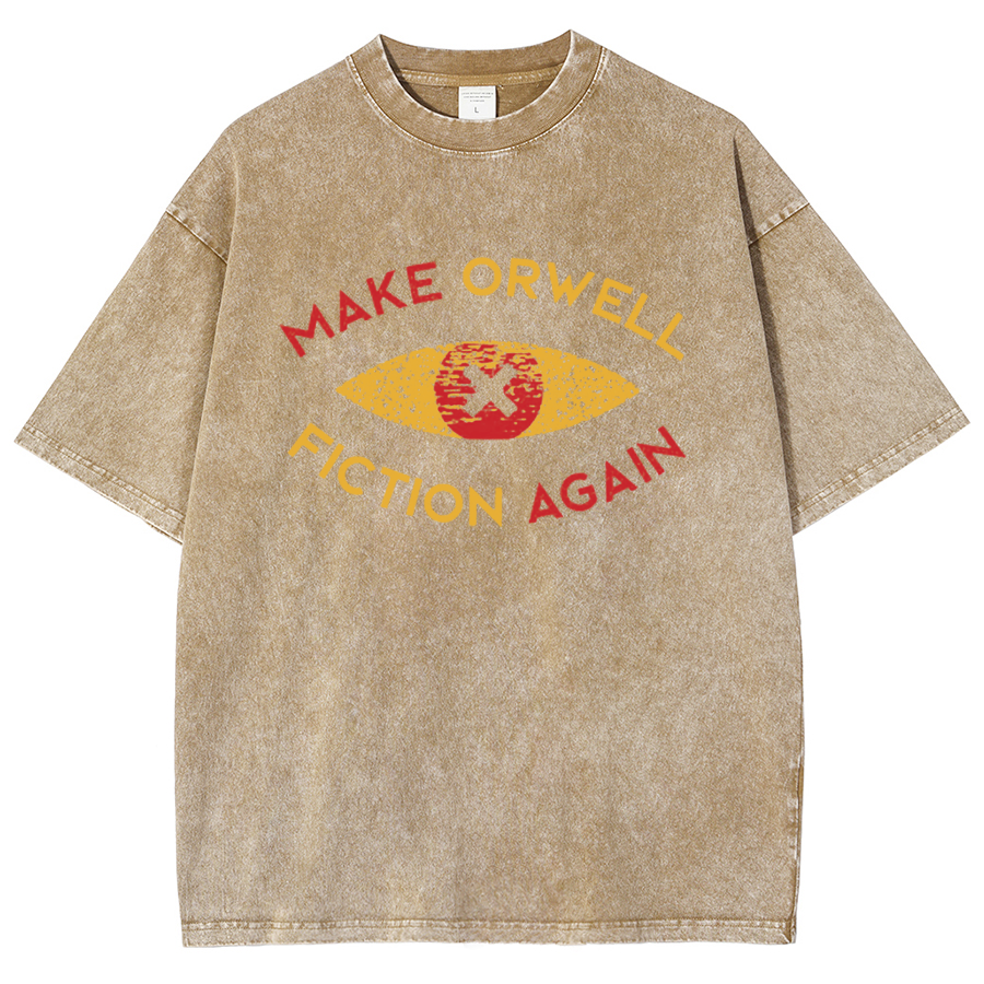 Make Orwell fiction again Vintage Distressed T-shirt