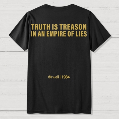 1984 Orwell Front And Back Printing Geek T-Shirt