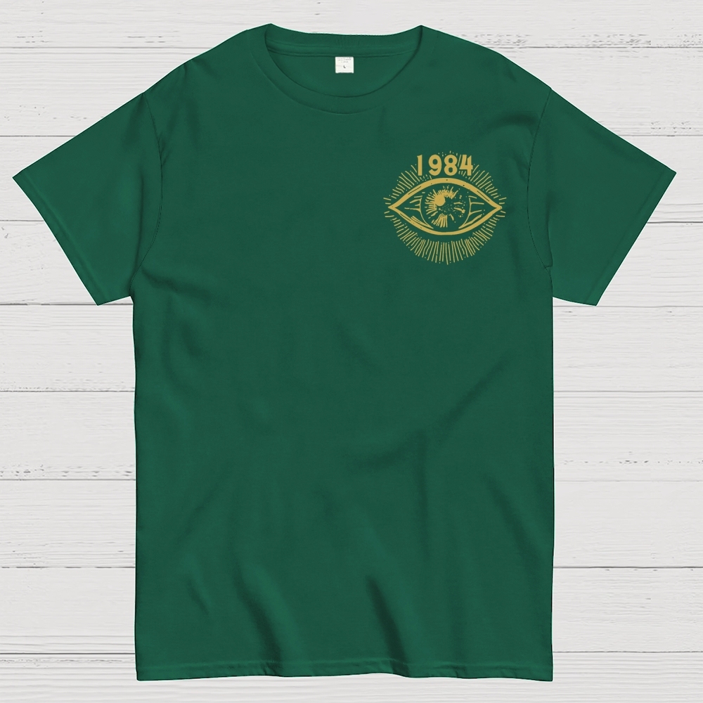 1984 Orwell Front And Back Printing Geek T-Shirt
