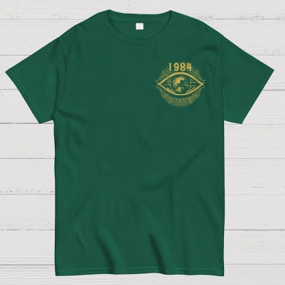 1984 Orwell Front And Back Printing Geek T-Shirt