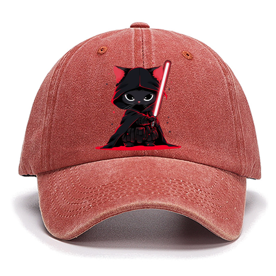 Cat Vader Embrace the Feline Dark Side! Cotton Hat