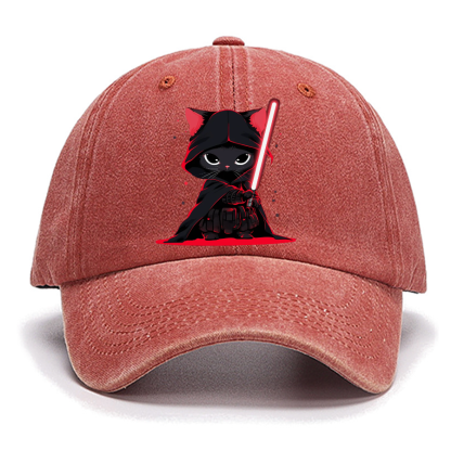 Cat Vader Embrace the Feline Dark Side! Cotton Hat