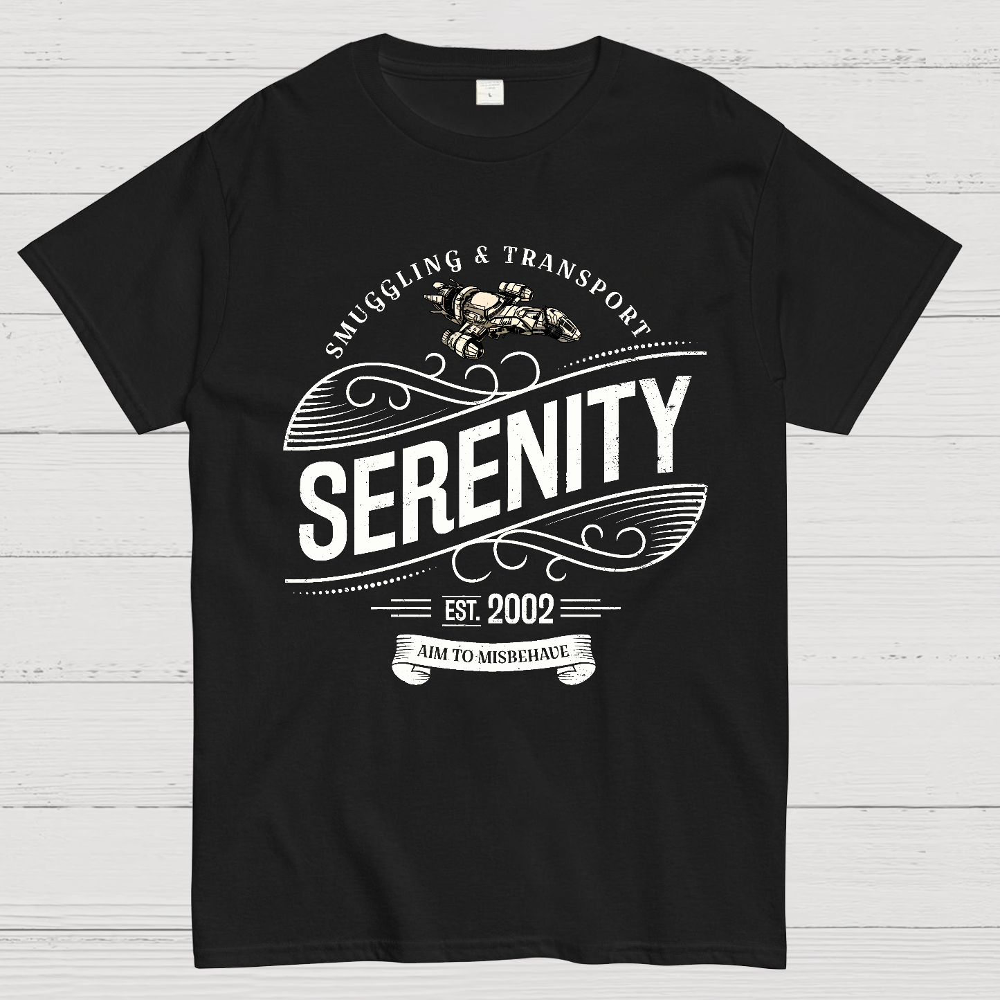 Serenity Smuggling and Transport Nerdy T-Shirt