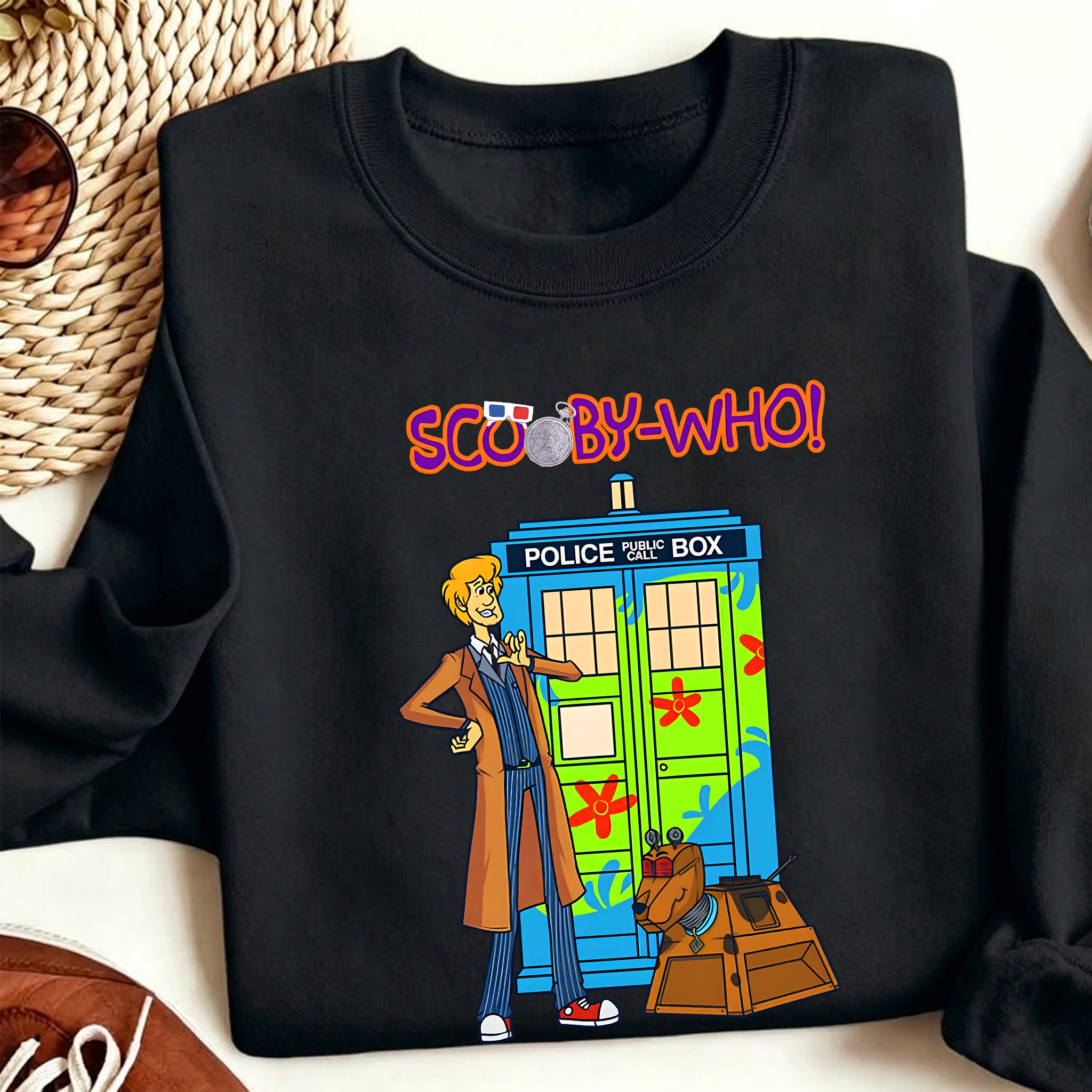 THE MYSTERY HOUND Geek Cotton Sweatshirt