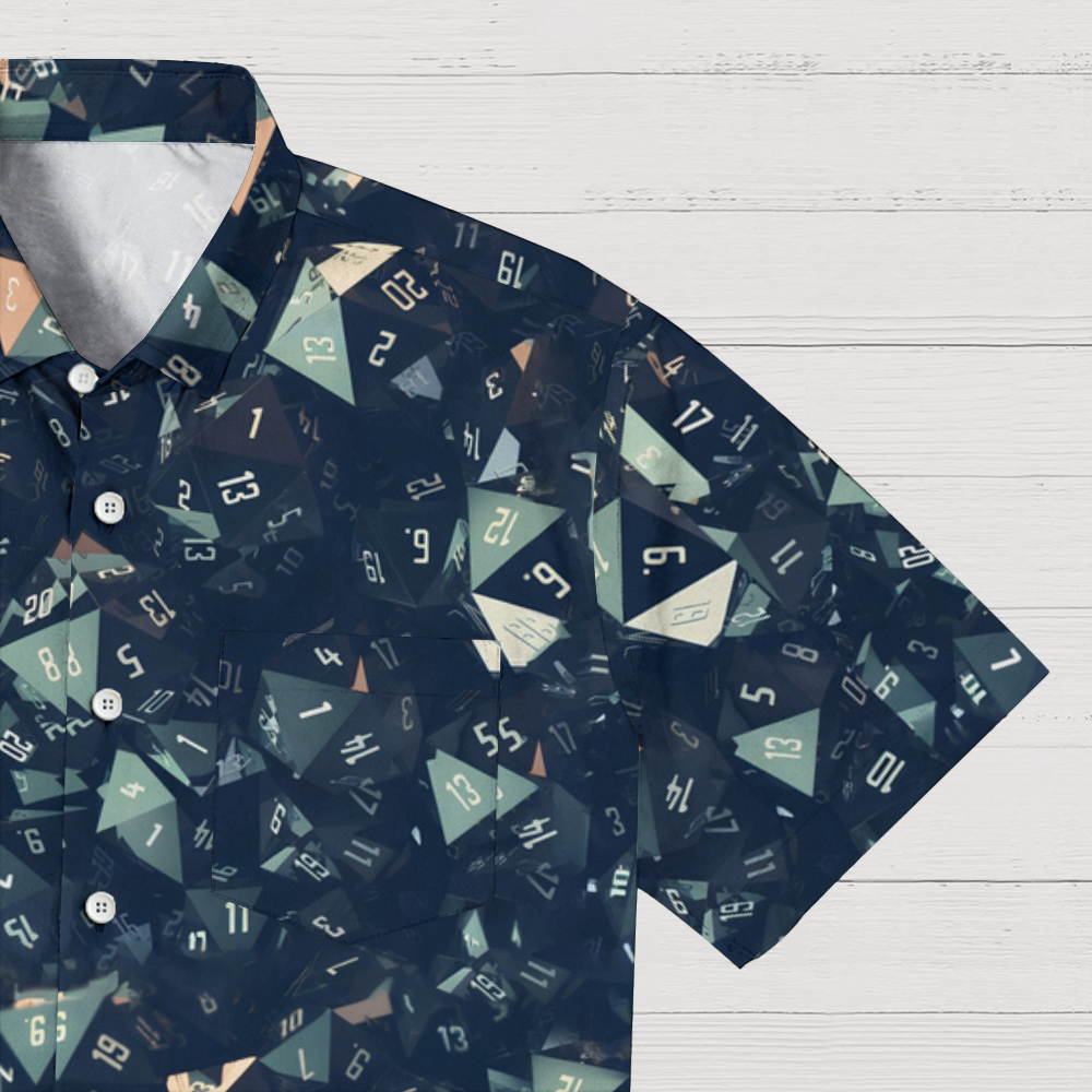 Dnd RPG Dice Geeky Shirt