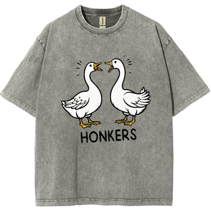 Honkers Funny Goose Vintage Distressed T-shirt