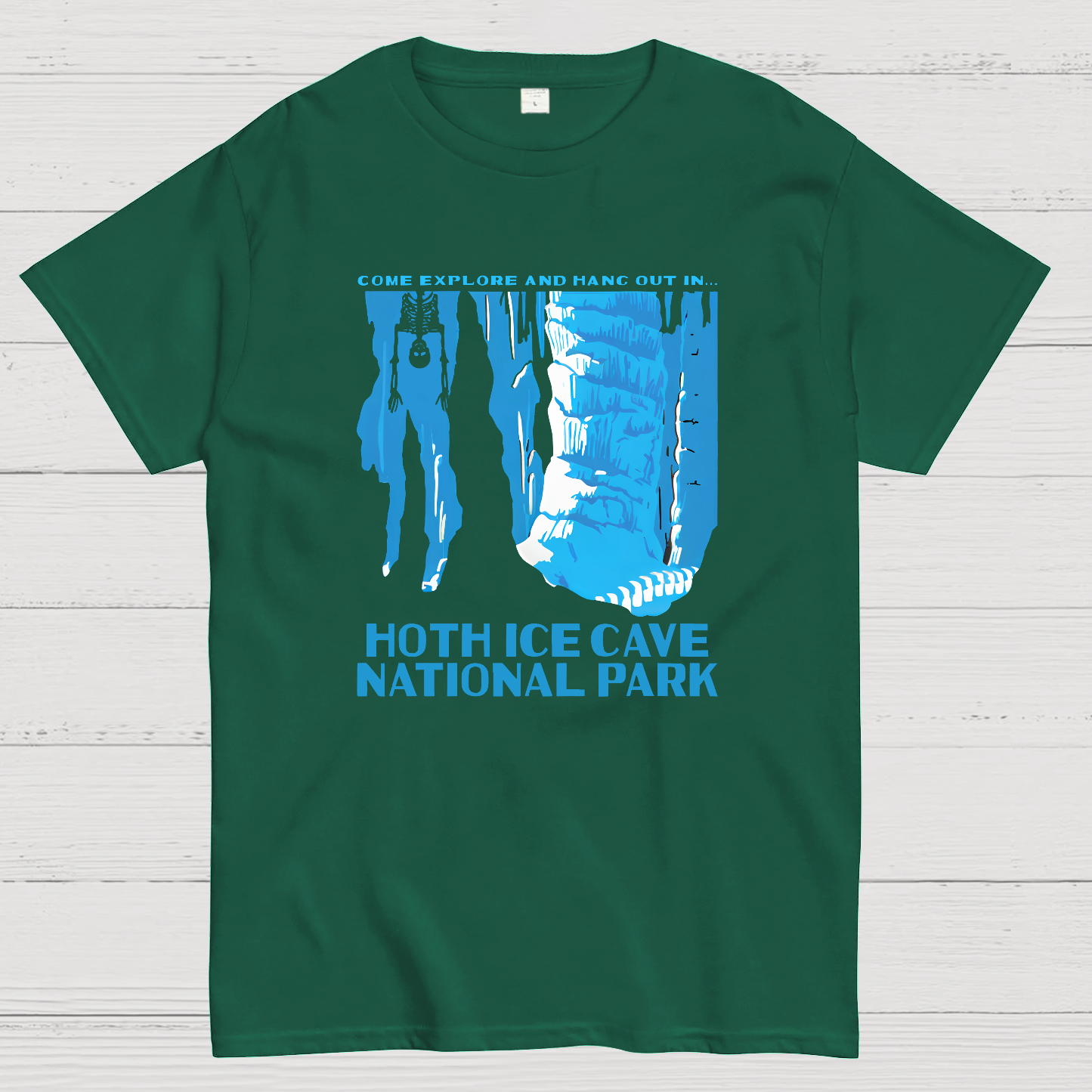 Hoth Ice Cave National Park Geeky T-Shirt