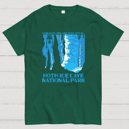Hoth Ice Cave National Park Geeky T-Shirt