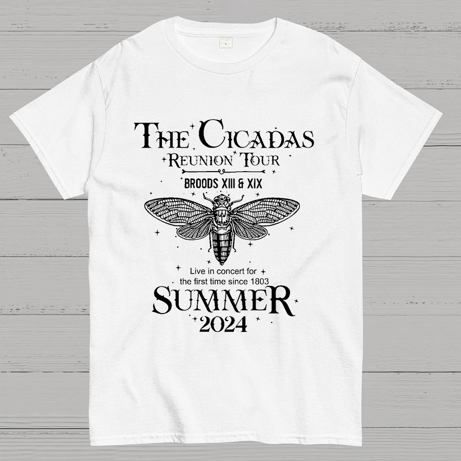 The Cicada Reunion U.S Tour 2024 Cicada Geeky T-Shirt