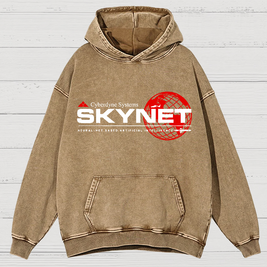 Cyberdyne Systems Skynet Vintage Distressed Hoodie