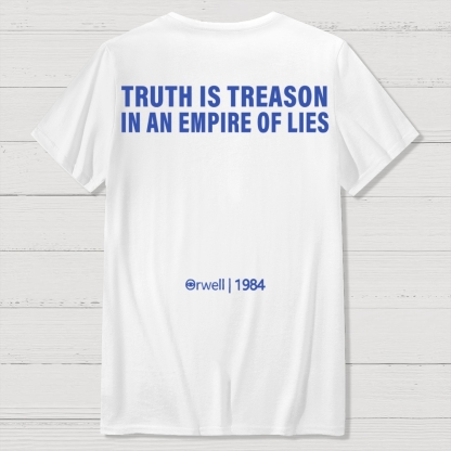 1984 Orwell Front And Back Printing Geek T-Shirt
