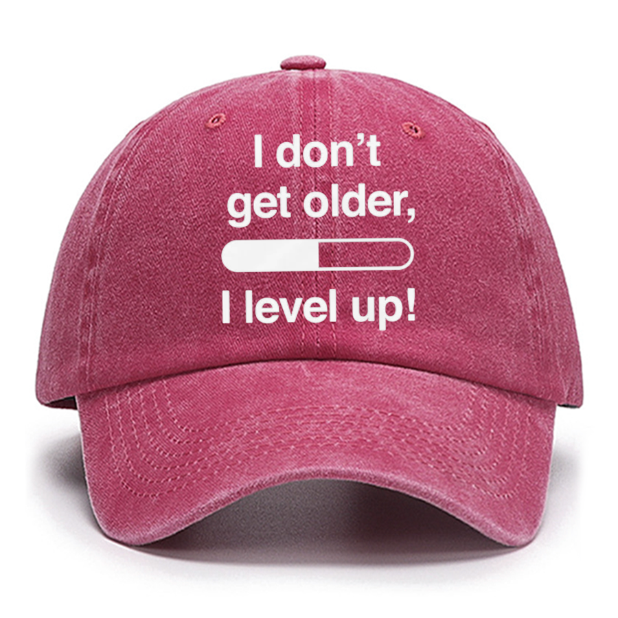 I Don't Get Older I Level Up - Funny Gamer Cotton Hat