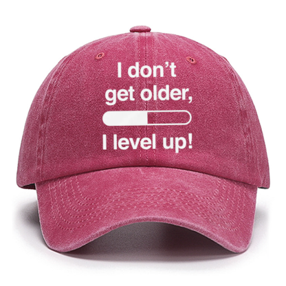 I Don't Get Older I Level Up - Funny Gamer Cotton Hat