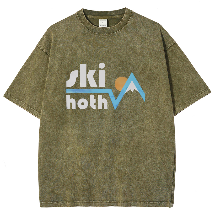 Ski Hoth Vintage Distressed T-shirt